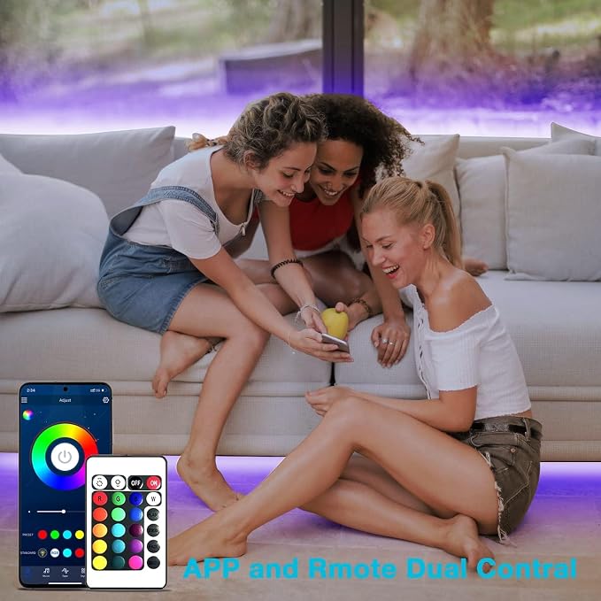 dalattin Led Lights for Bedroom 130ft, Led Strip Lights - Image 3