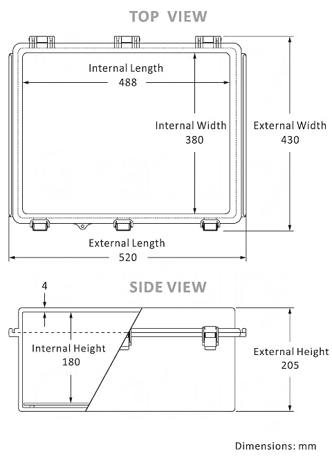 Gratury Junction Box, IP67 Waterproof Plastic Enclosure - Image 3