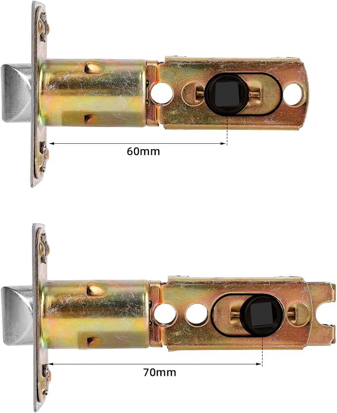 4pcs Adjustable Deadbolt Latch 60/70mm, Zinc Alloy Universal Replacement - Image 7