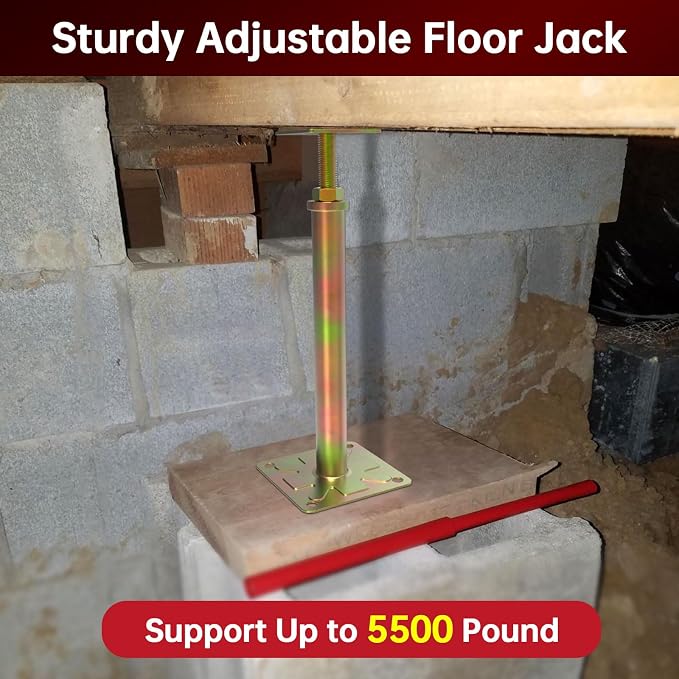 4 Pack House Jacks for Leveling Foundation Jacks for Leveling House Floor Jack - Image 2