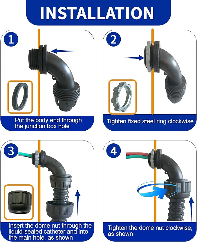 Yariwiz Black Special Extra Flexible Electrical Conduit Liquid Tight PVC - Image 7