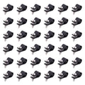 Swpeet 60 Pack Black 5/16 Inch Nylon Plastic R-Type Cable Clips Clamp Kit by Swpeet