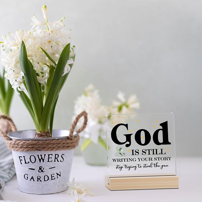 Farmhouse Decor, Acrylic Christian God Home Decorations, Aesthetic Entry Way - Image 7