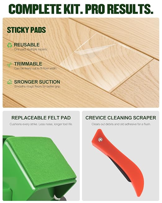 Floor Gap Fixer Tool for Laminate Repair, Floor Suction Cup Tool for Gaps - Image 6