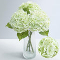 21" Real Touch Hydrangea Artificial Flowers by Waipfaru