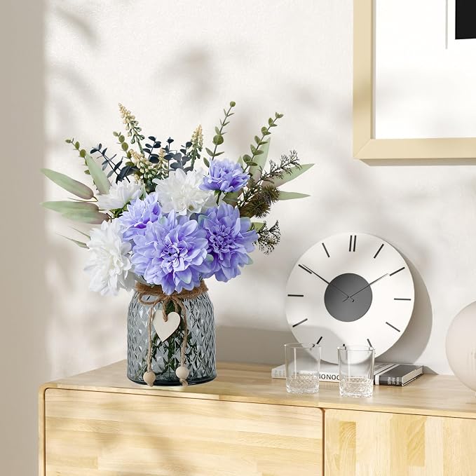 Fake Flowers in Vase, Faux Flowers in Vase, Table Centerpieces - Image 7