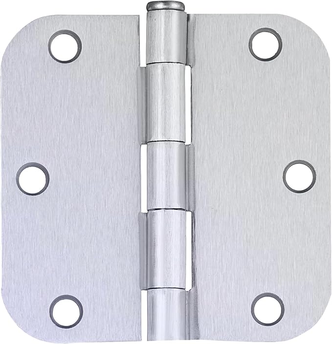 Design House Interior Door Hinge, Brushed Chrome | 5/8" Radius, Traditional - Image 9