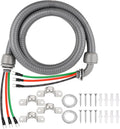 6FT Non-Metallic Liquid-Tight Conduit Kit, 1/2" Pre-Wired Electrical Whip by XRDS-RF