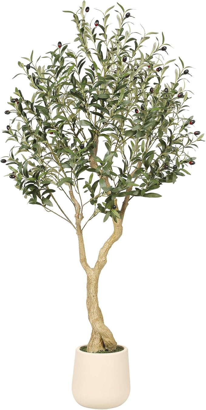 5ft Olive Trees Artificial Indoor by REALEAD
