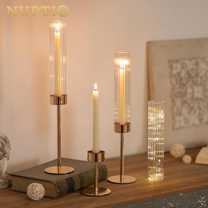 NUPTIO Tall Candlestick Holders - Image 2