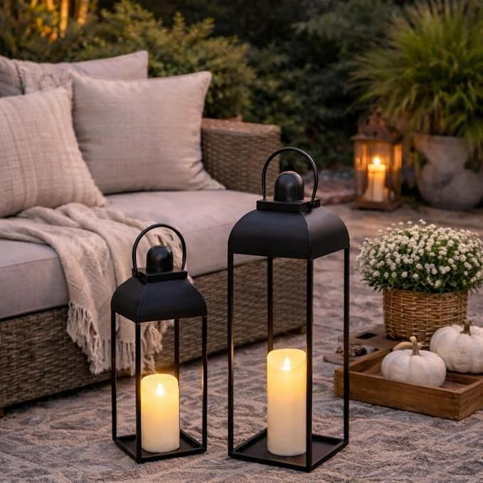 25'' 19'' Lanterns Decorative Outdoor Indoor - Image 7