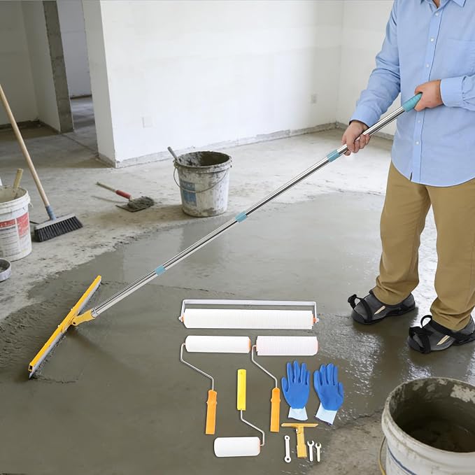 Self Leveling Cement Tool Kit, Epoxy Floor Roller Set | Self Leveling Floor - Image 2