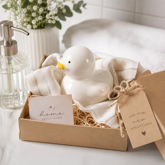 Duck Toilet Bolt Covers, Ceramic Toilet Bolt Caps - Image 4