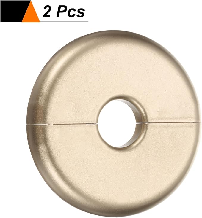 HARFINGTON 2pcs Wall Split Flange 17mm/0.7" Self-Adhesive Plumbing Cover Plates - Image 3