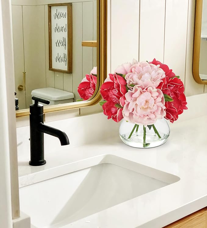 Hollyone Peonies Artificial Flowers - Image 3
