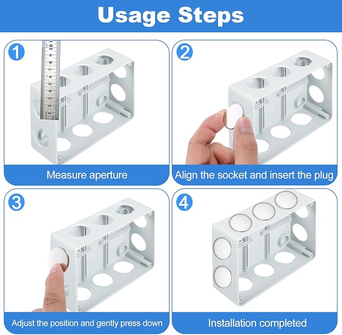 12 PCS Electrical Box Knockout Plugs, 1/2 Inch Round Stainless Steel Electrical - Image 4