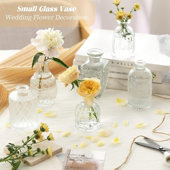 24PCS Mini Bud Vases As Wedding Centerpieces - Image 3