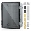 IP67 Outdoor Electrical Junction Box Waterproof 13.8''×9.8''×5.9" | by JOISYOYA