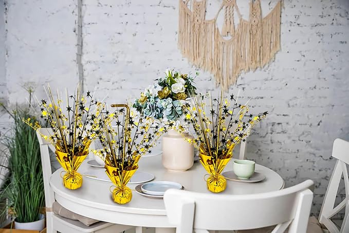 FUBININA Birthday Table Centerpiece Party Decoration Foil Spray Centerpiece | 6 - Image 9