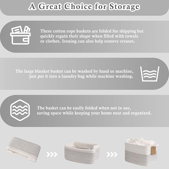 Goodpick Woven Rope Storage Basket - Image 7