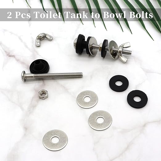 Universal Toilet Tank to Bowl Bolts Kit, Heavy Duty Toilet Bolts, Waterproof - Image 7
