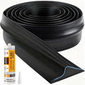 Jin&Bao Black Garage Door Threshold Seal 16FT Rubber Strip & 1 Adhesive | by Jin%26Bao