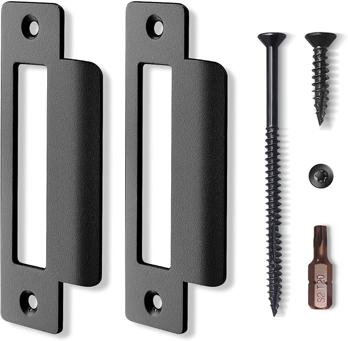 Oversized Strike Plate for Shifting Doors or Mortise Locks, 2 Pack | Taller by MOSECYOU