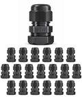 1/4" NPT Strain Relief Nylon Cord Grip Cable Glands by MGISpeedWare