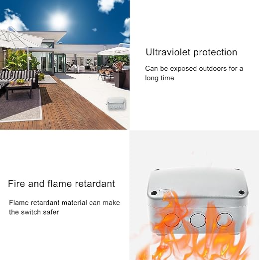 Outdoor Junction Box, with 4PK White 20mm Cable Gland - Image 6