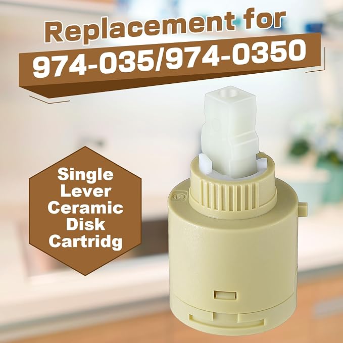 Enhon Single Lever Ceramic Disk Cartridge Compatible - Image 3