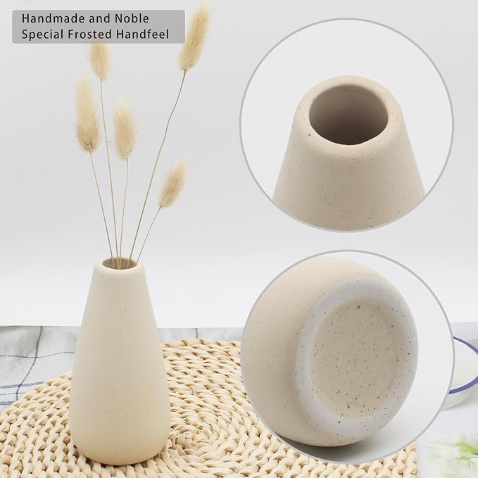 YANLING 6 Pack Modern Small Vase - Image 4