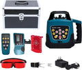 360° Auto Self-Leveling Red Beam Rotary Laser Level Kit 500m Range by H-YEEU