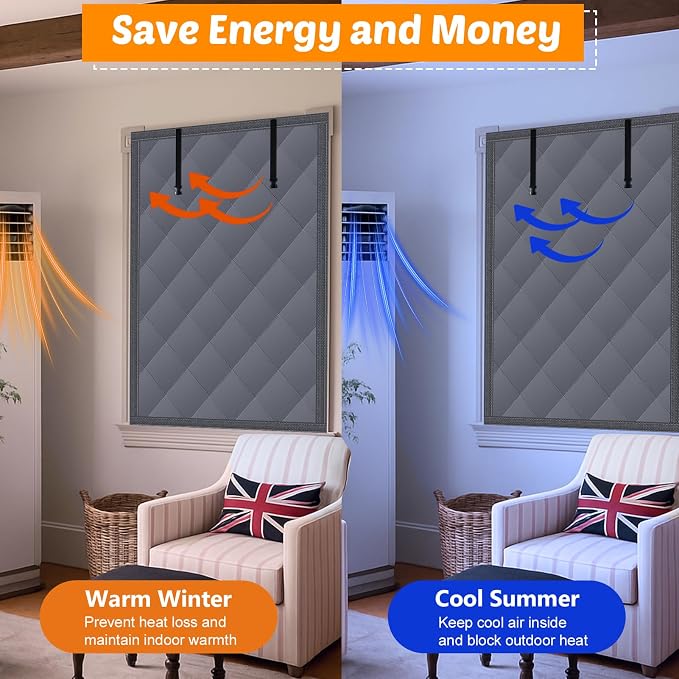 NNG 3 Layer 28x39in Thermal Insulated Window Cover - Image 5