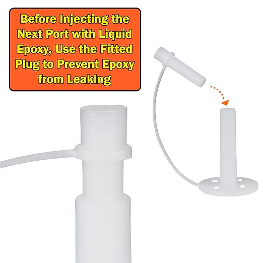 Polygem LCR Injection Ports for Concrete Repair, Use - Image 5