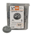 Halex 3/8 in. Non-Metallic Push-in Connector, 1/2 in Knockout, 100-Box | by Halex