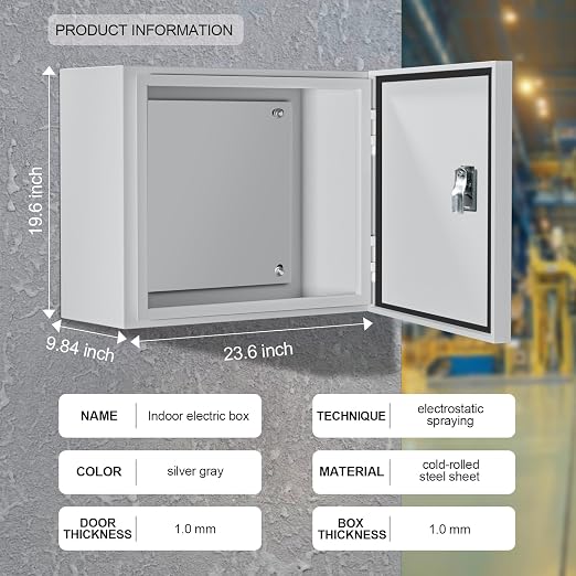 Metal Electrical Enclosure Box, Indoor&Outdoor Electrical Junction Box - Image 5