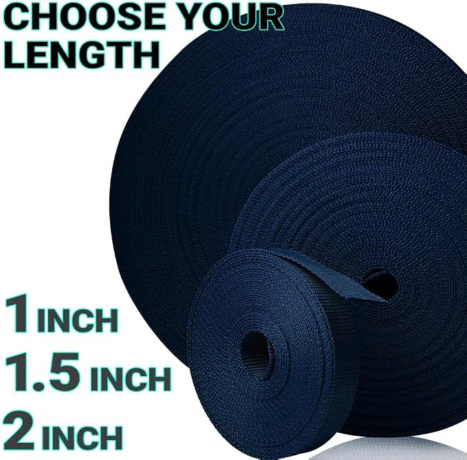 Webbing Strap, 3/4" to 2", 10-50 Yds, EDC gear, backpack repair and pet dog - Image 9