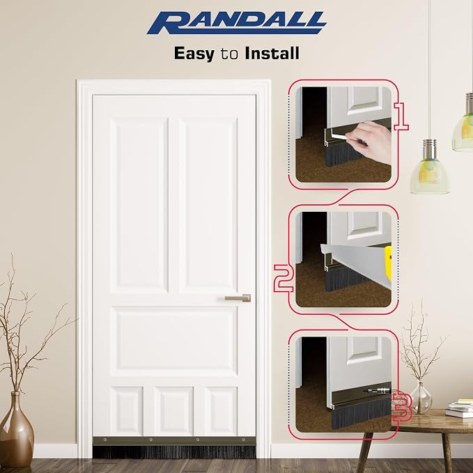 Randall Manufacturing Co., Inc | Door Sweeps – Aluminum & Brush | Brush Sweeps - Image 4