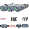 CESFONJER 3 Pcs IP68 Waterproof Junction Box 2/3 Way Line M25 Extension by CESFONJER