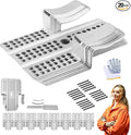 Drywall Repair Clips for 1/2 & 5/8 Inch Panels, Stainless Steel Drywall Clips by LYLZB