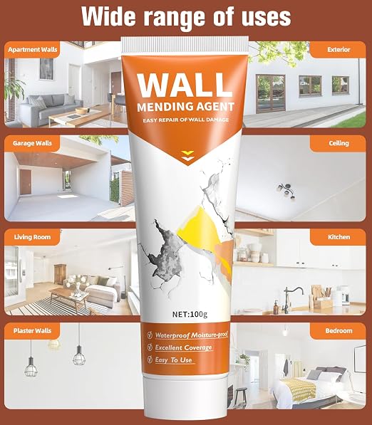 NINGOO Drywall Repair Kit, 2 Pack Wall Repair Paste - Image 9