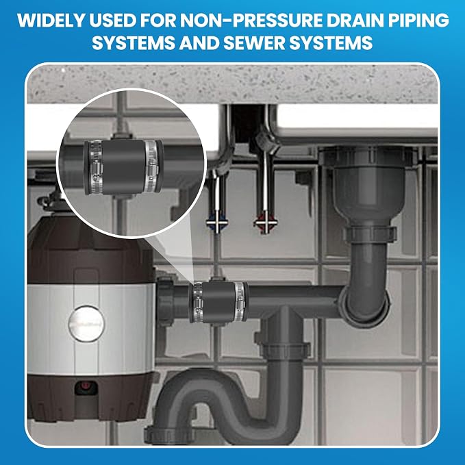 2 Pcs 1 IN Flexible PVC Pipe Coupling - Image 7