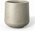 Kante Weathered Concrete Planter 13" Dia All-Weather Round Accent Pot | by Unknown