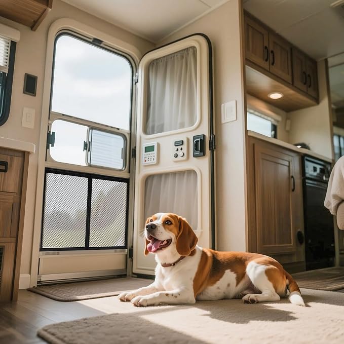 VEVOR RV Screen Door Protector, 26.5 x 20 inch Door Grille, Reinforced - Image 8