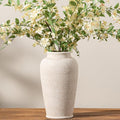 Ceramic Flower Vase, Large Flower Vase Tall Rustic Farmhouse Decorative Vase by ooit