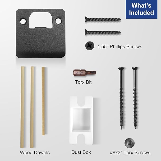 Extended Strike Plate 2-1/4" x 2-1/4", Long Lip Latch Striker | Heavy Duty - Image 4