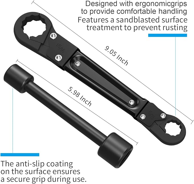 Holdly Angle Stop Wrench, Plumbing Tool - Image 2