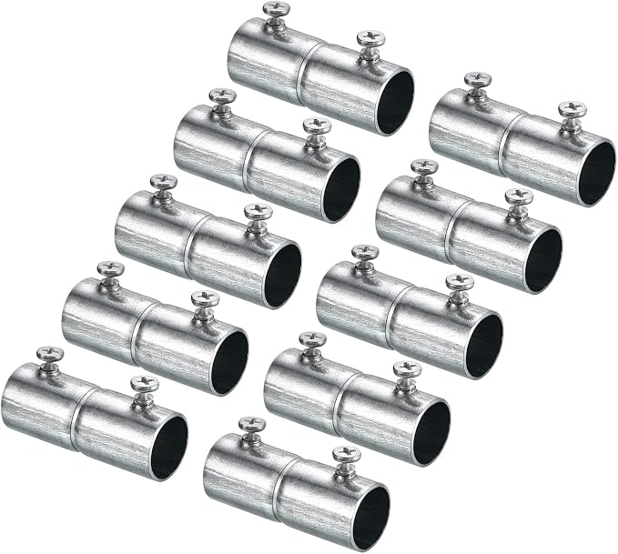 uxcell EMT Coupling, 16mm EMT Set Screw Coupling Conduit Fittings 47mm Length by uxcell