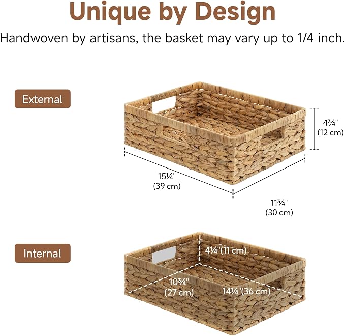 StorageWorks Wicker Storage Baskets - Image 2