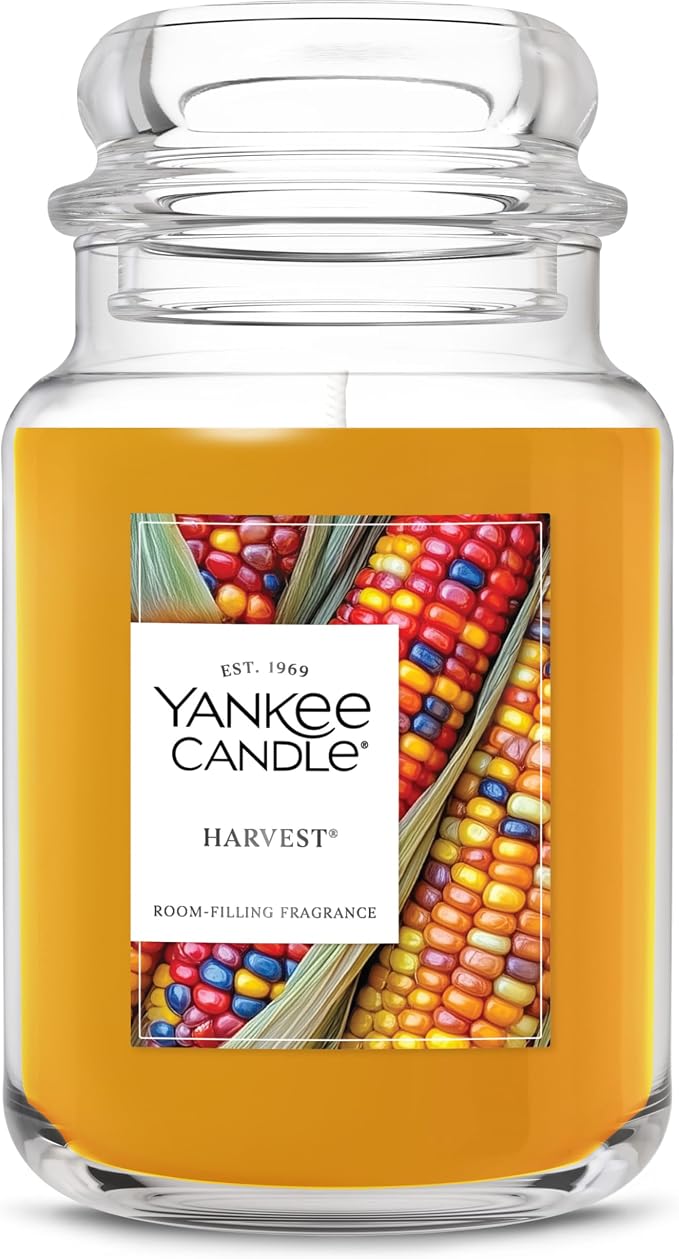Yankee Candle Harvest, Thanksgiving Scented Candle, 22oz Large Jar by Unknown